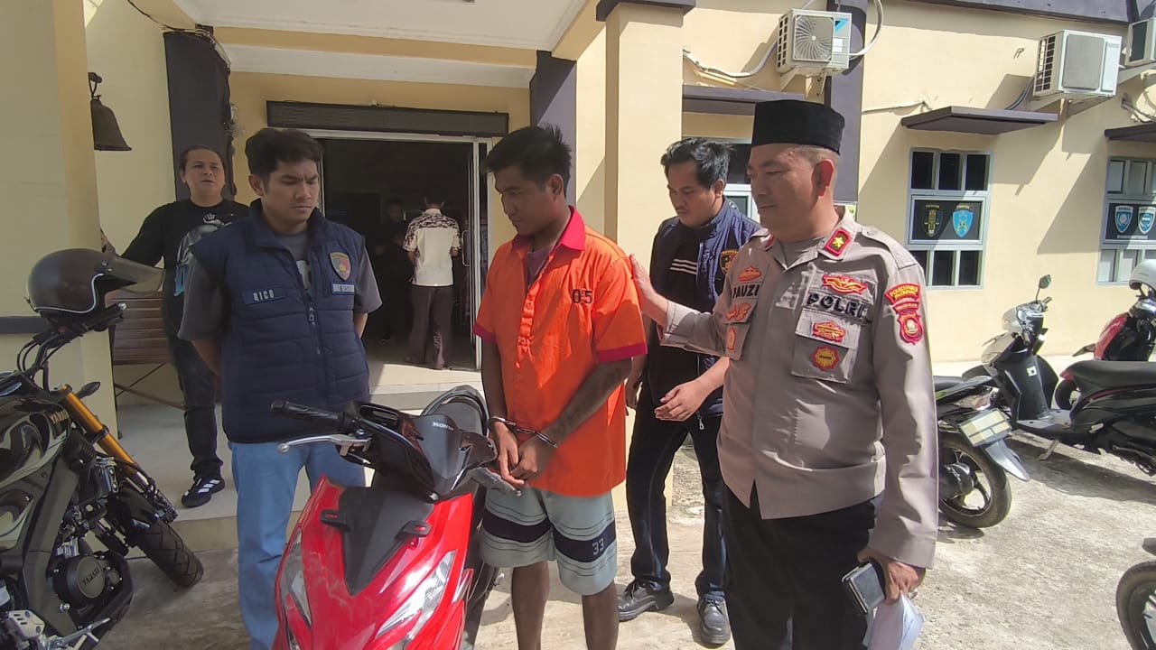 Rio Adriansyah (29), residivis kasus pencurian disertai pembunuhan, kembali harus berurusan dengan aparat kepolisian.