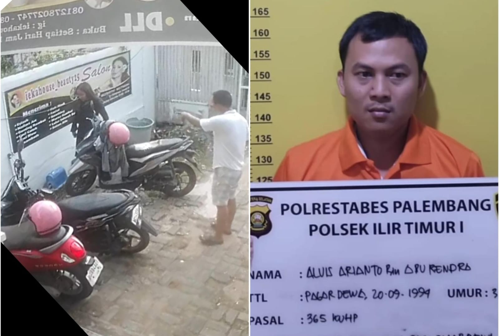 Pelaku yang Jambak-Banting Wanita di Parkiran Salon Ditangkap, Ternyata Honor Perawat di RS Terkenal.