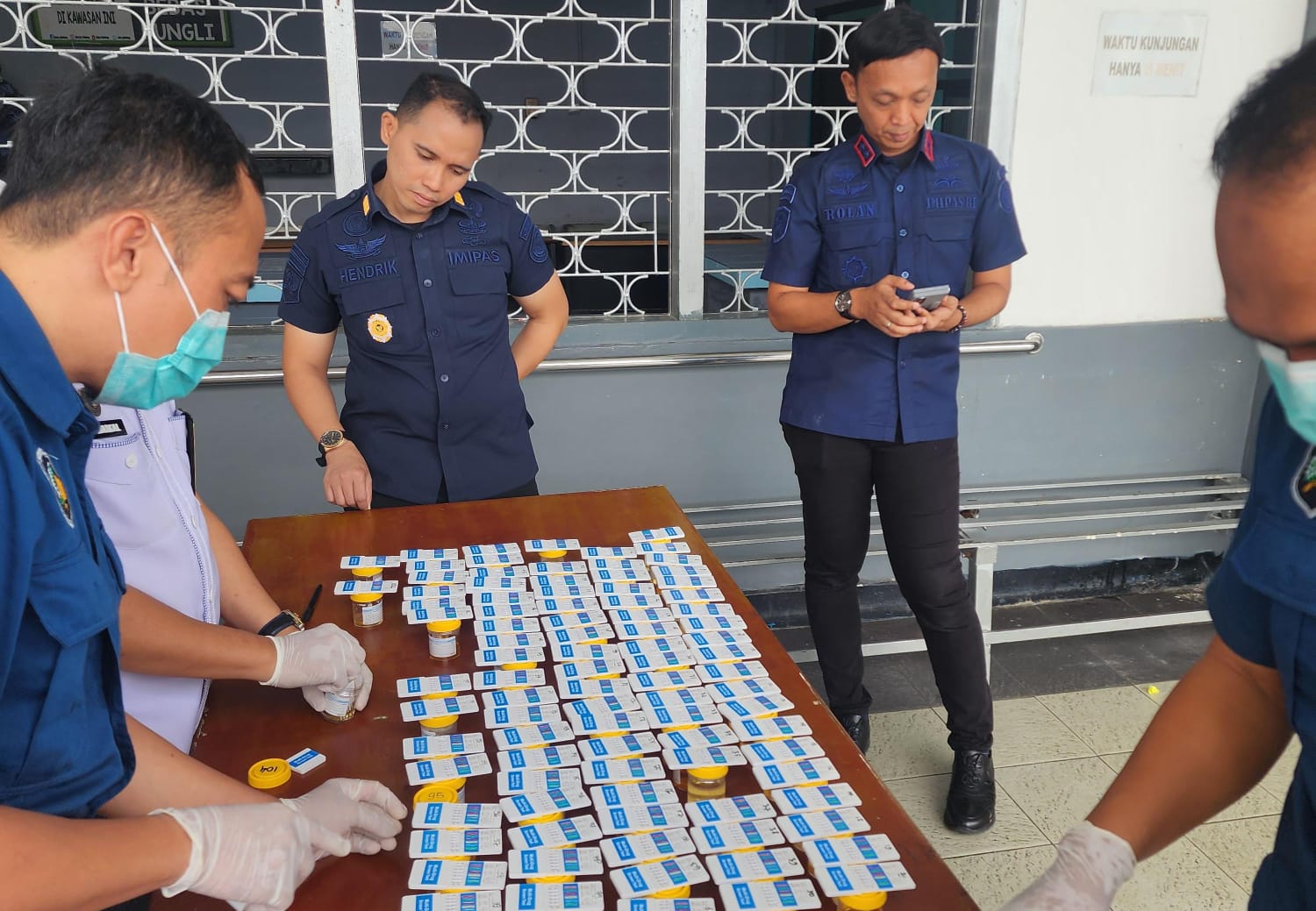 Ratusan Warga Binaan Rutan Kelas I Palembang Tes Urine Narkoba, Hasilnya?.