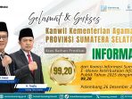 Kanwil Kemenag Sumsel Raih Predikat Informatif, Hasil E-Monev Keterbukaan Informasi Publik.