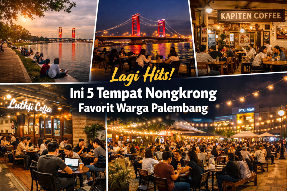 Tempat nongkrong populer di Palembang