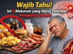 Makanan berisiko bagi penderita stroke