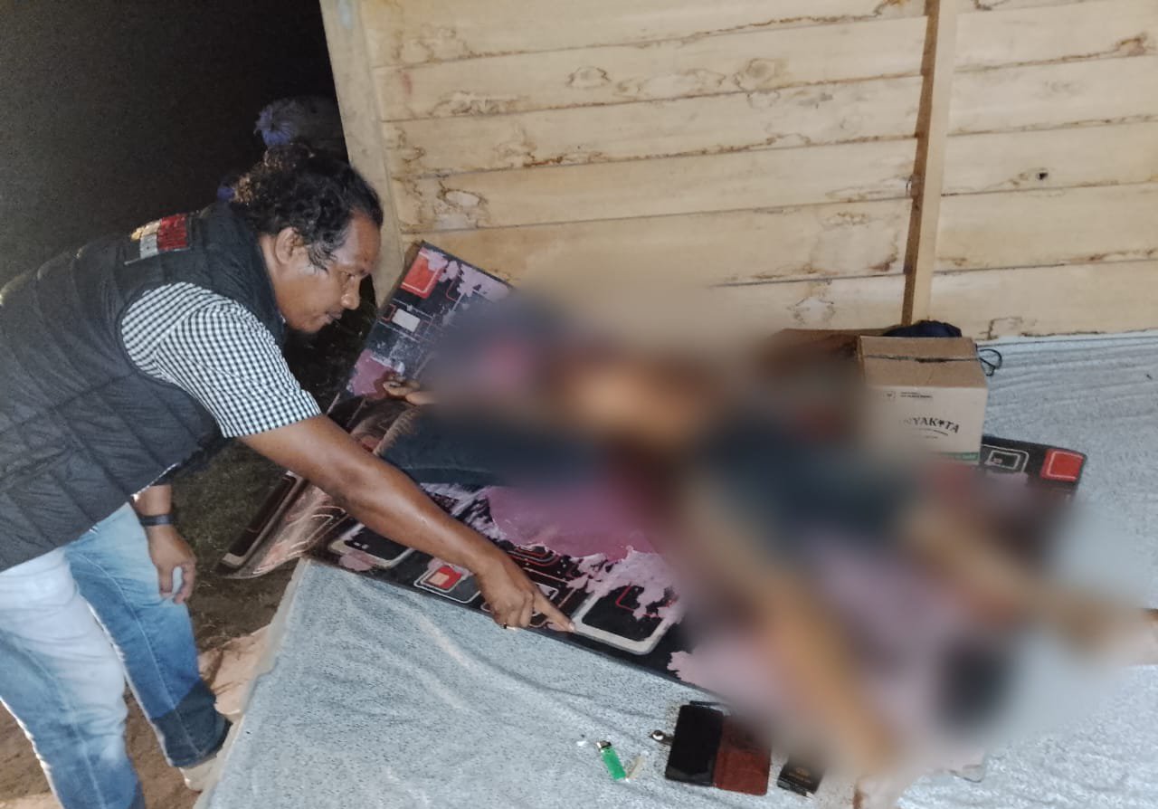 Jasad, Ditemukan jasad manusia di dalam penampungan air di kecamatan Bayung Lincir. (Foto IST)