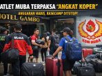 Krisis Anggaran Pasca Porprov, Atlet Juara Muba Terpaksa Angkat Koper dari Penginapan.