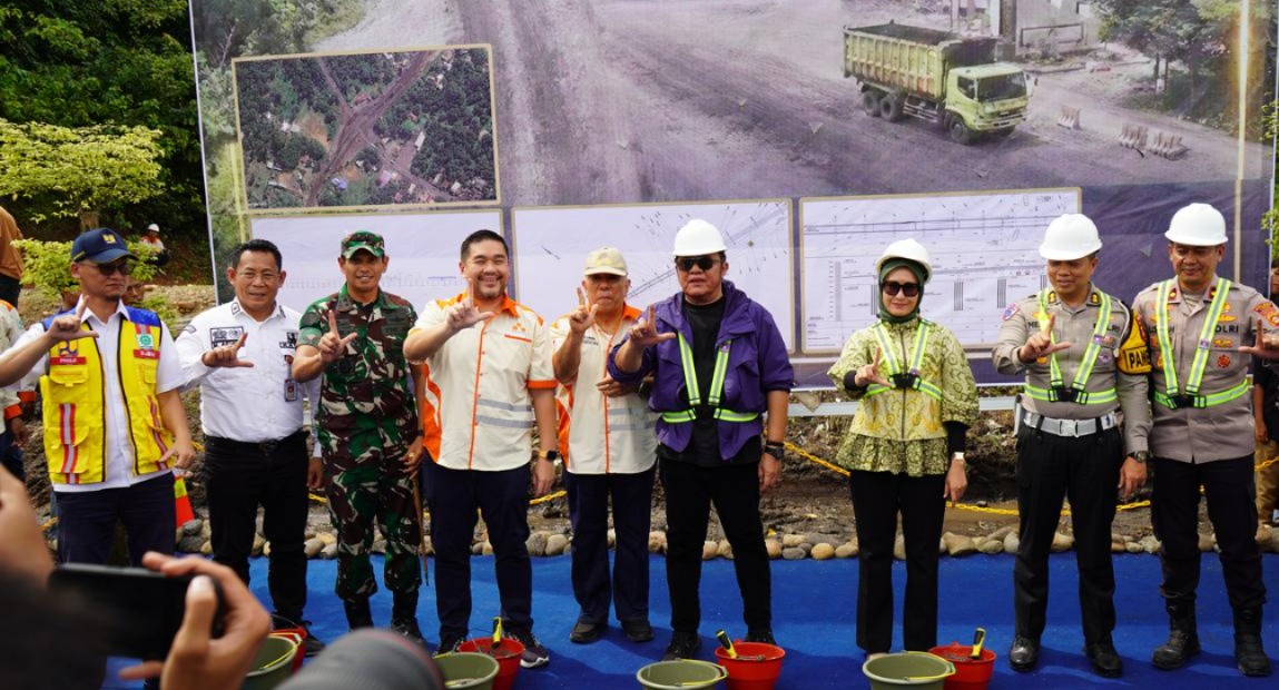 Gubernur Sumsel Apresiasi Pembangunan Flyover KM 111 Jalan PT Servo Lintas Raya