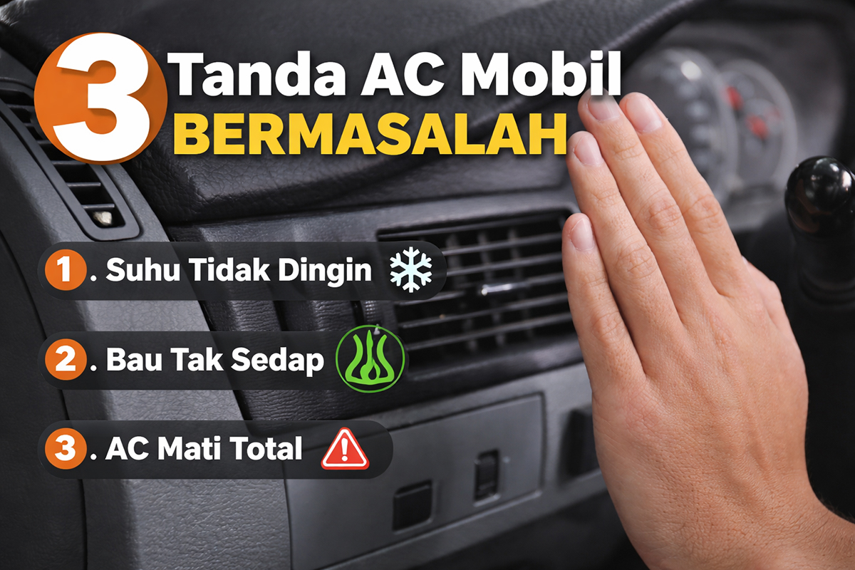 Tiga tanda AC mobil bermasalah yang wajib diwaspadai