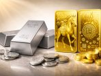 Emas murni Perbandingan emas dan perak sebagai instrumen investasi logam mulia yang sama-sama diminati di tengah ketidakpastian ekonomi global 2026