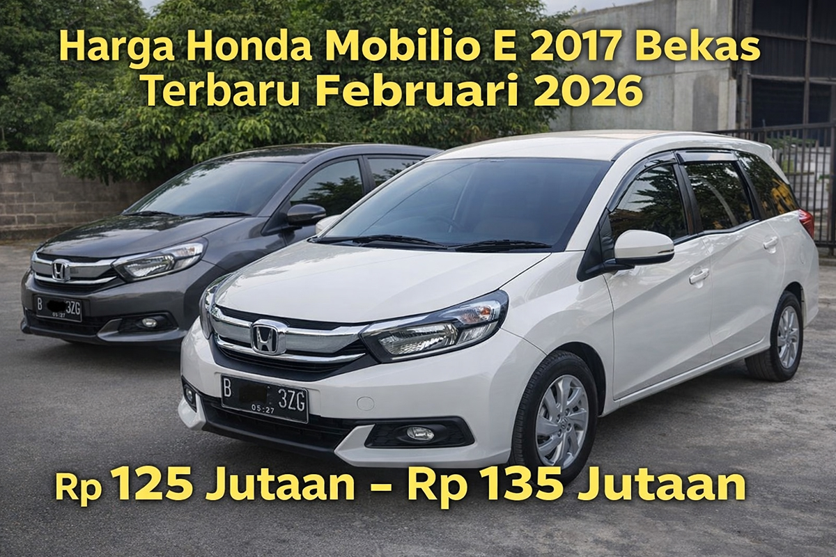 MPV Murah Rp125 Jutaan! Honda Mobilio E 2017 Bekas, Pilihan Nyaman untuk Keluarga