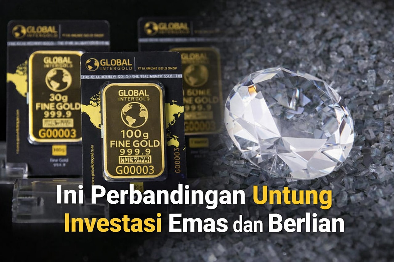 Perbandingan untung investasi emas vs berlian yang wajib dipahami sebelum memilih aset penyimpan nilai.