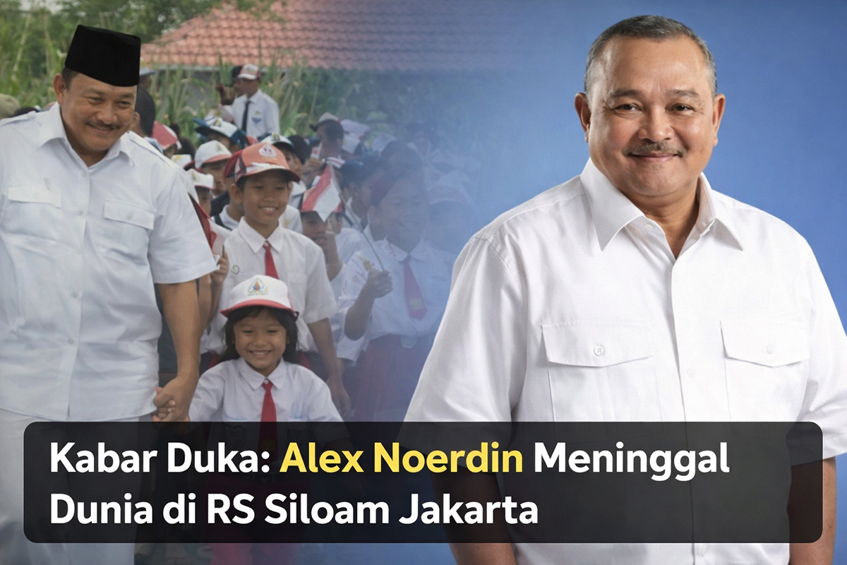 Kabar duka menyelimuti Sumatera Selatan. Mantan Gubernur Sumsel dua periode, Alex Noerdin, meninggal dunia pada usia 76 tahun di RS Siloam Jakarta.