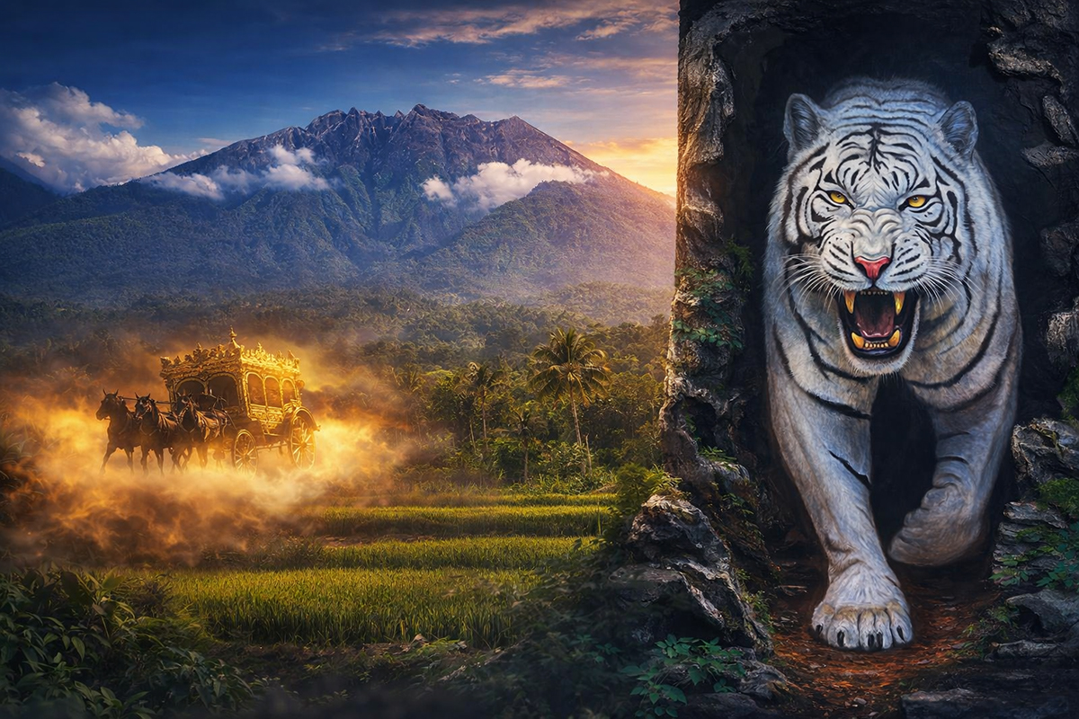 Misteri Gunung Raung: kemegahan alam berpadu legenda Kerajaan Macan Putih yang dipercaya masih menjaga puncak sakral Jawa Timur.