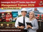 Loker Kapal Api Group 2026 Resmi Dibuka Lowongan Kerja PT Santos Jaya Abadi MT 2026 untuk Fresh Graduate