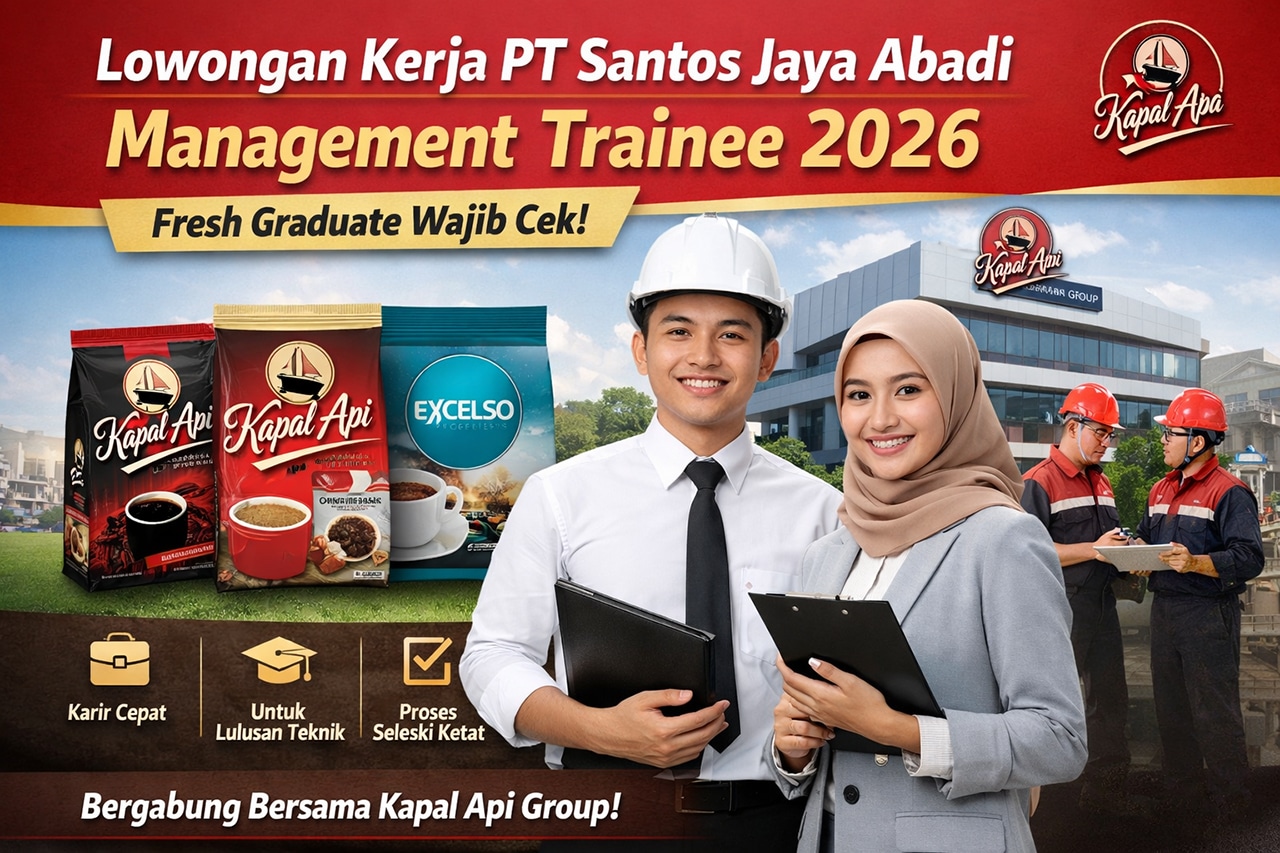 Lowongan Kerja PT Santos Jaya Abadi MT 2026 untuk Fresh Graduate