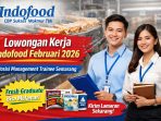 Lowongan kerja Indofood Februari 2026 Lowongan kerja PT Indofood CBP Sukses Makmur Tbk Februari 2026