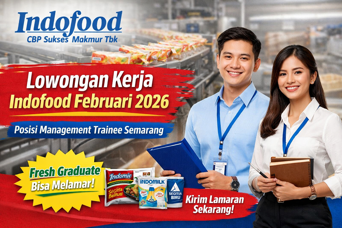 Lowongan kerja PT Indofood CBP Sukses Makmur Tbk Februari 2026