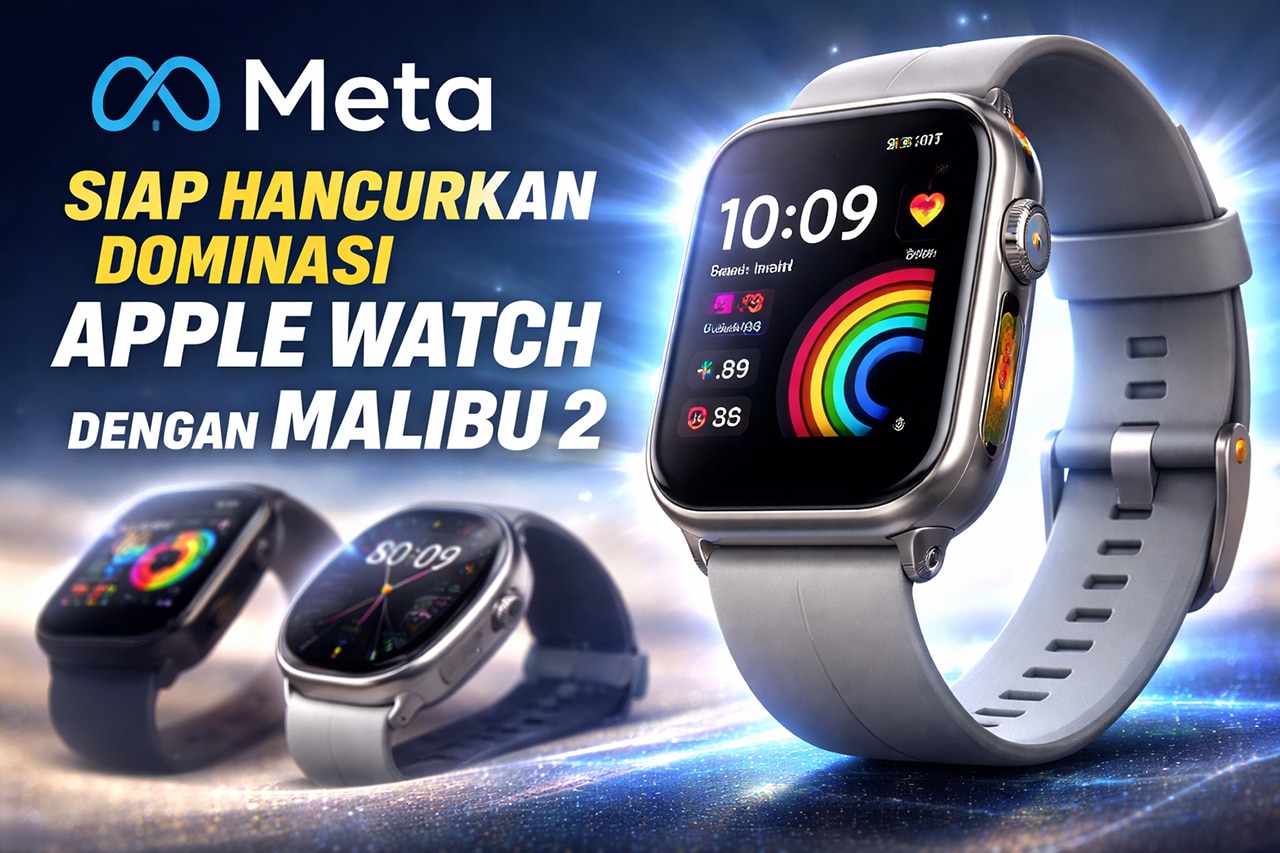 Meta dikabarkan akan meluncurkan smartwatch Malibu 2 dengan fitur kesehatan dan Meta AI, siap menantang dominasi Apple Watch di pasar wearable global.