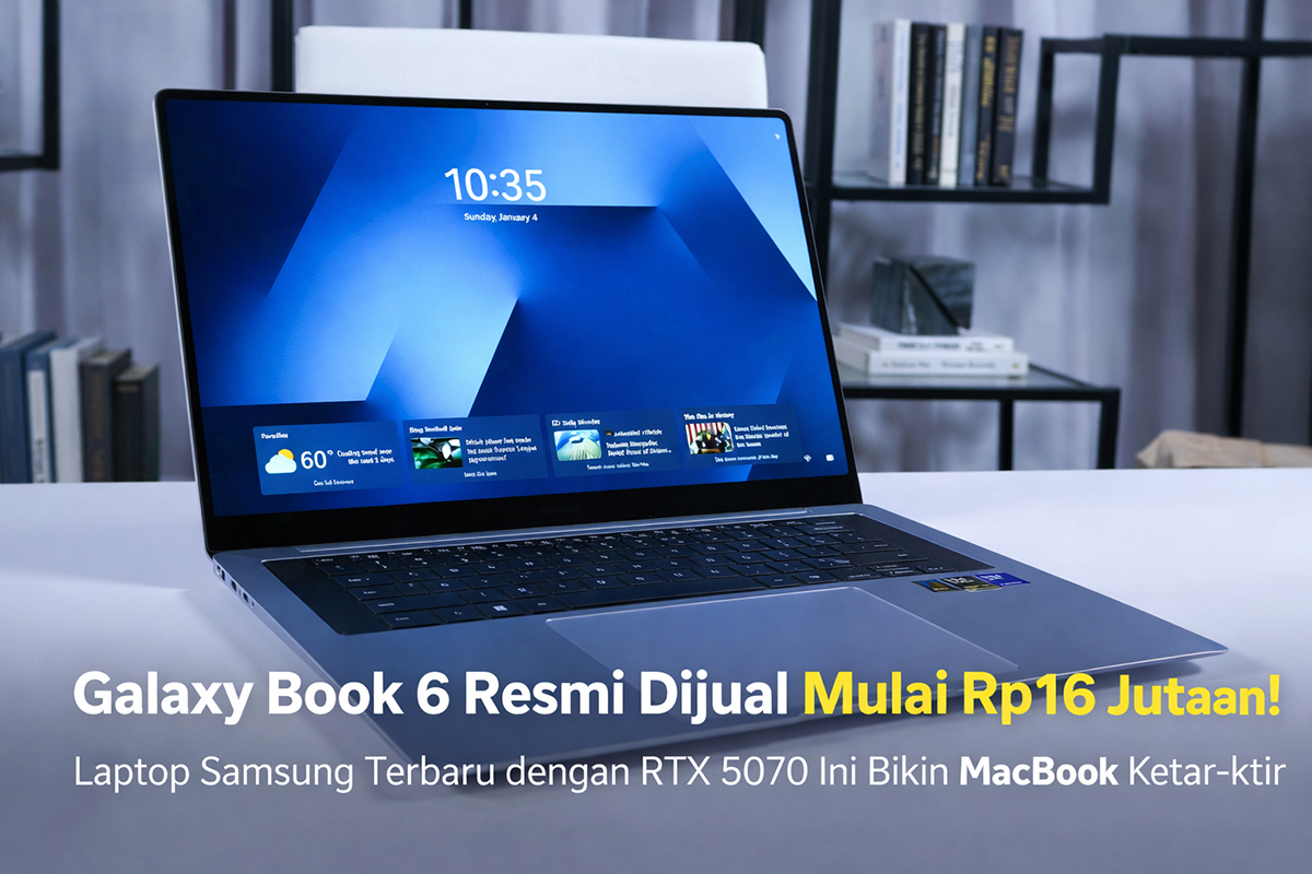 Galaxy Book 6 Resmi Dijual Mulai Rp16 Jutaan!