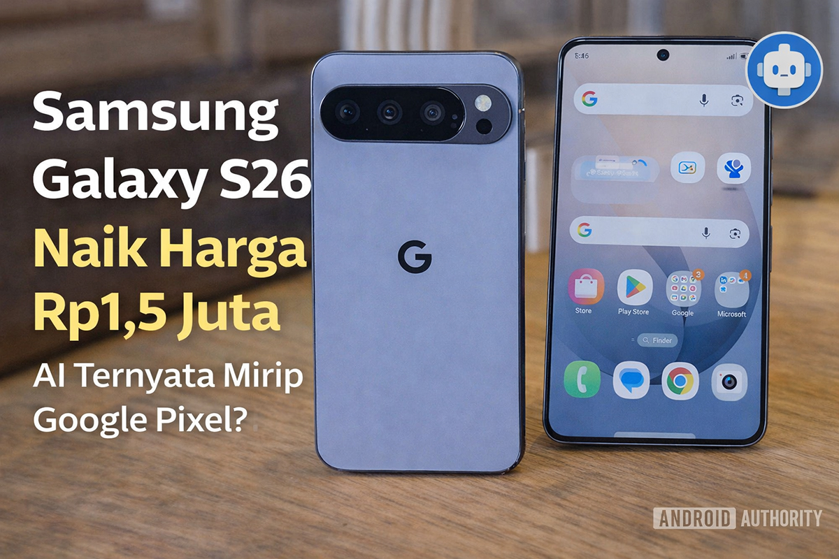 Samsung Galaxy S26 resmi naik harga hingga Rp1,5 juta, hadir dengan fokus fitur AI seperti Now Nudge dan Call Screening yang disebut-sebut mirip dengan Google Pixel.