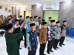 Kepala Kanwil Kementerian Agama Provinsi Sumatera Selatan Syafitri Irwan melantik dan mengambil sumpah jabatan 14 Kepala Kantor Urusan Agama (KUA) di Aula Kanwil Kemenag Sumsel, Jumat (6/2/2026).