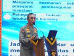 Kapolda Sumsel Irjen Pol Sandi Nugroho memberikan arahan Commander Wish 2026 yang menekankan pengamanan pangan, pemberantasan narkoba, dan peningkatan profesionalisme Polri.