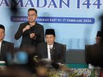 Menteri Agama Nasaruddin Umar menyampaikan hasil Sidang Isbat penetapan 1 Ramadan 1447 H di Hotel Borobudur Jakarta, Selasa (17/2/2026).