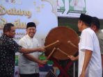 Asisten II Setda meresmikan Pasar Bedug Palembang 2026 yang menjadi wadah UMKM kuliner lokal dan penggerak ekonomi masyarakat selama Ramadan.