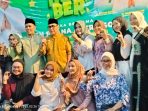 Anggota DPR RI Prana Putra Sohe bersama Ketua DPW PKB Sumsel Nasrul Halim dan jajaran kader saat buka puasa bersama dan konsolidasi Fraksi PKB di Seafood Demang, Palembang, Rabu (26/2/2026).