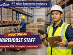 Perusahaan es krim berskala internasional ini membuka lowongan kerja Februari 2026 untuk posisi Warehouse Staff.