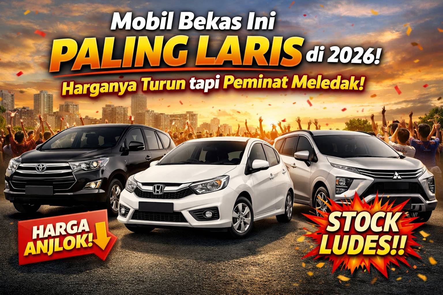 Mobil bekas semakin diminati pada 2026 karena menawarkan harga lebih terjangkau dengan kualitas yang tetap andal.
