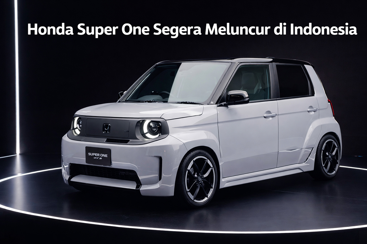 Honda Super One, mobil listrik compact yang pertama kali diperkenalkan di Japan Mobility Show 2025, dikabarkan segera meluncur di Indonesia setelah menjalani uji coba oleh PT Honda Prospect Motor.