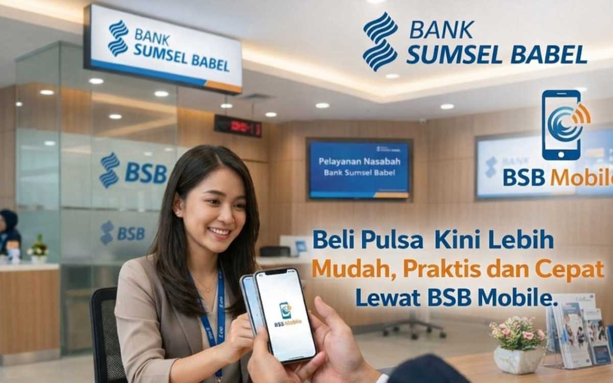 Transformasi digital Bank Sumsel Babel melalui BSB Mobile menghadirkan kemudahan transaksi real-time, mulai dari pembelian pulsa hingga pembayaran tagihan, cukup dalam satu genggaman tanpa antre dan tanpa ribet.