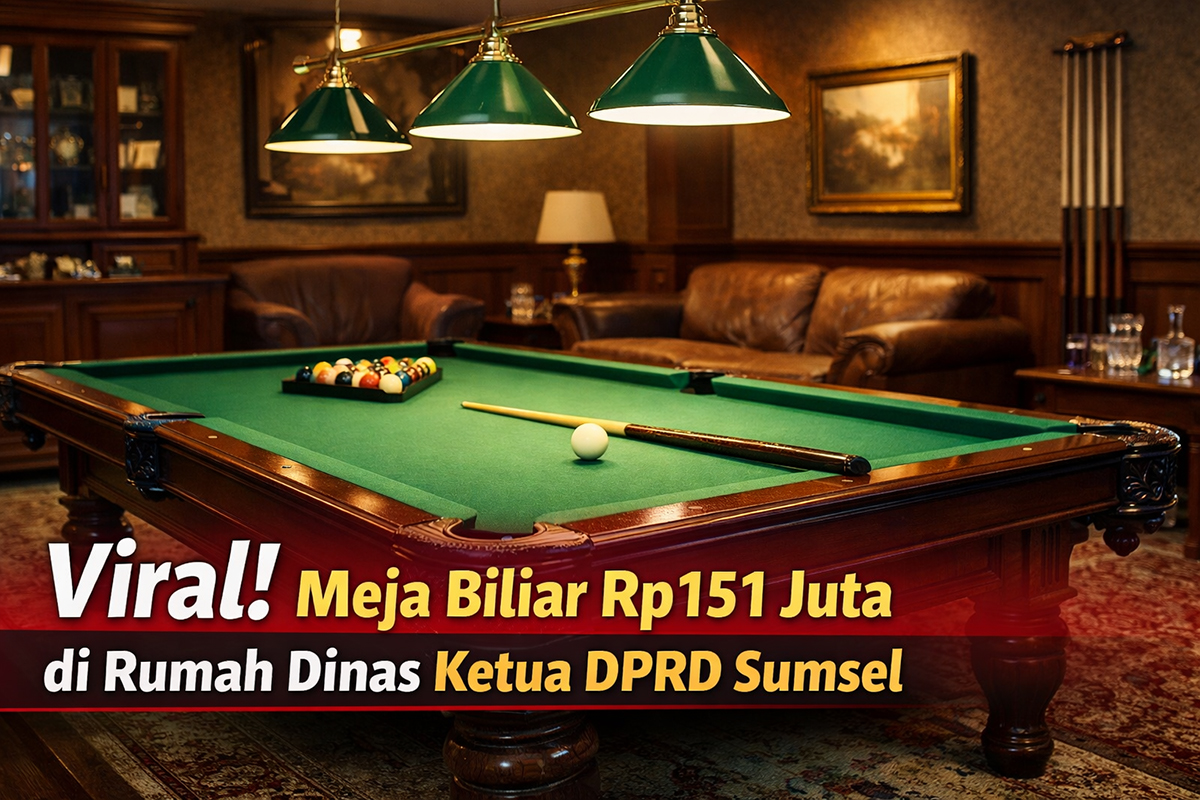 Ilustrasi meja biliar di ruang tamu rumah dinas. Rencana pengadaan meja biliar senilai Rp151 juta di rumah dinas Ketua DPRD Sumatera Selatan menjadi polemik dan sorotan publik setelah pegiat antikorupsi mempertanyakan dasar penganggaran dari Sekretariat DPRD Sumsel.