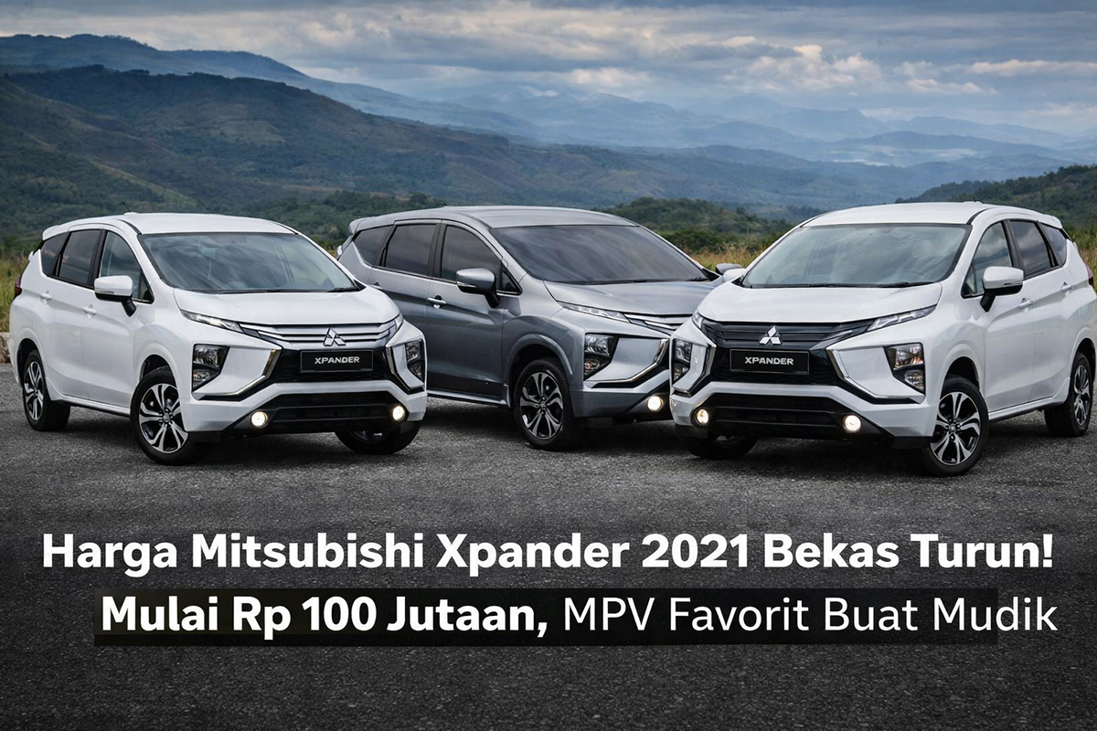 Deretan Mitsubishi Xpander 2021 bekas kini semakin terjangkau di pasar mobil bekas.