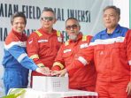 Peresmian Field Trial Injeksi Chemical di Lapangan Meruap, Sarolangun, Jambi, oleh SKK Migas bersama KSO Pertamina EP – BWP Meruap sebagai langkah strategis meningkatkan produksi migas nasional hingga 50 persen melalui teknologi Improved Oil Recovery (IOR).