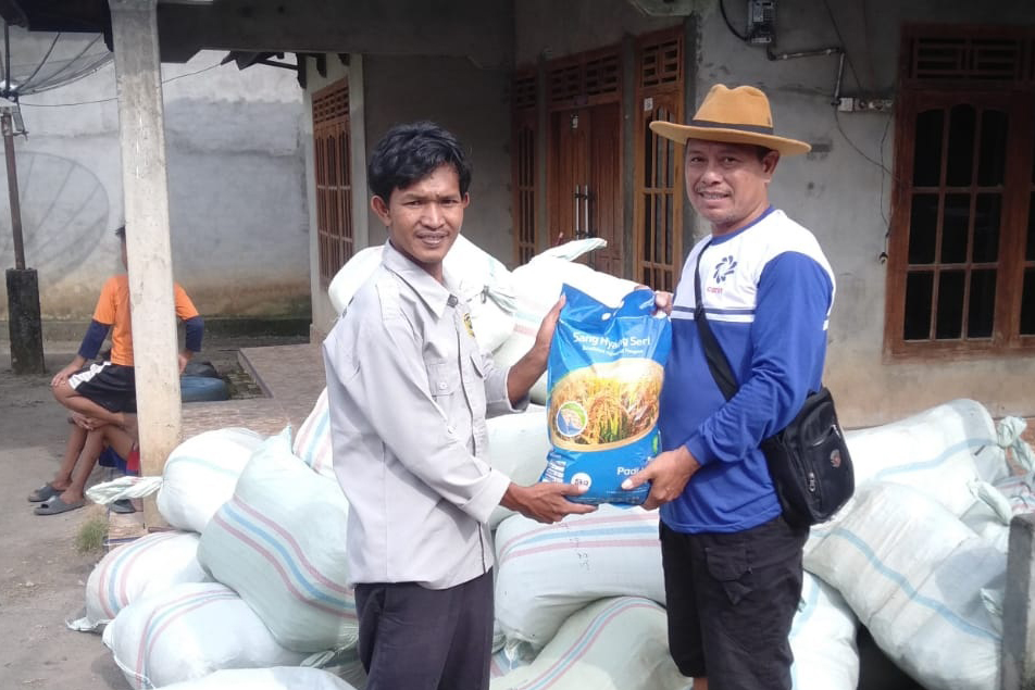Petani di Kabupaten PALI menerima bantuan benih padi varietas Inpari 32 dari Dinas Pertanian untuk mendukung program Optimalisasi Lahan (OPLAH) seluas 650 hektare guna meningkatkan produksi pangan daerah.