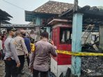 Kondisi rumah warga di Payu Putat, Prabumulih Barat, usai dilalap si jago merah pada dini hari, Kamis (19/3/2026), yang menewaskan tiga penghuni.