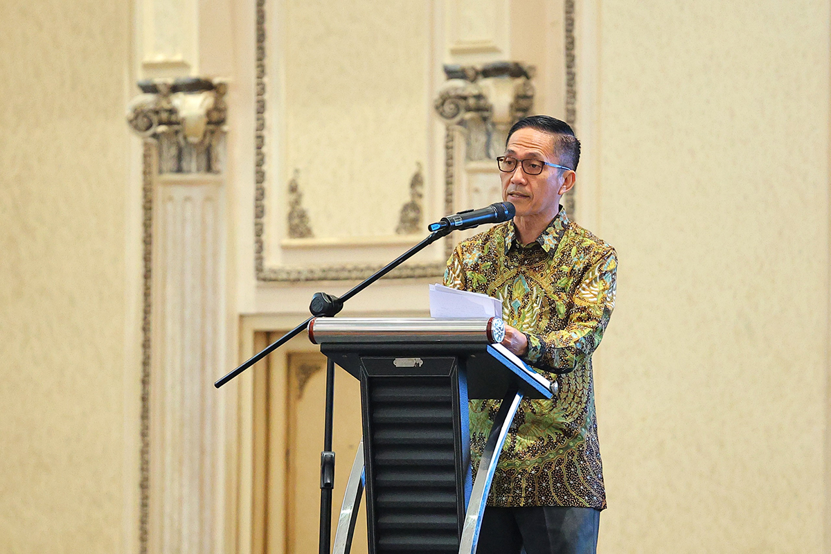 Wali Kota Palembang, Ratu Dewa, saat membuka Musrenbang RKPD 2027 di The Sultan Convention Center, Kamis (2/4/2026).