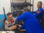Perkuat Pengawasan Internal dan Profesionalisme, Propam Polda Sumsel Audit Senjata Api Dinas
