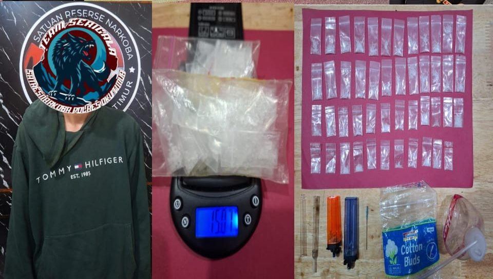 Satu Paket di Jalan, 46 Paket di Rumah, Bandar Muda OKU Timur Tak Berkutik Disergap Polisi