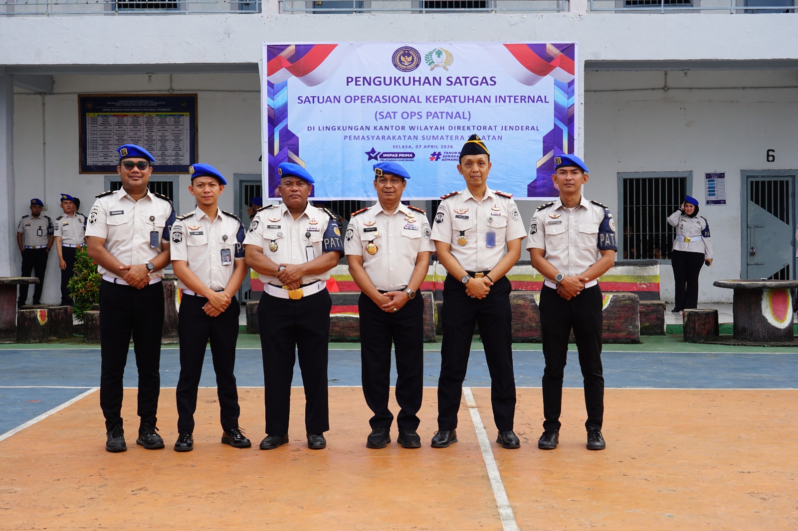 Tiga Perwakilan Rutan Palembang Dikukuhkan dalam SATOPATNAL