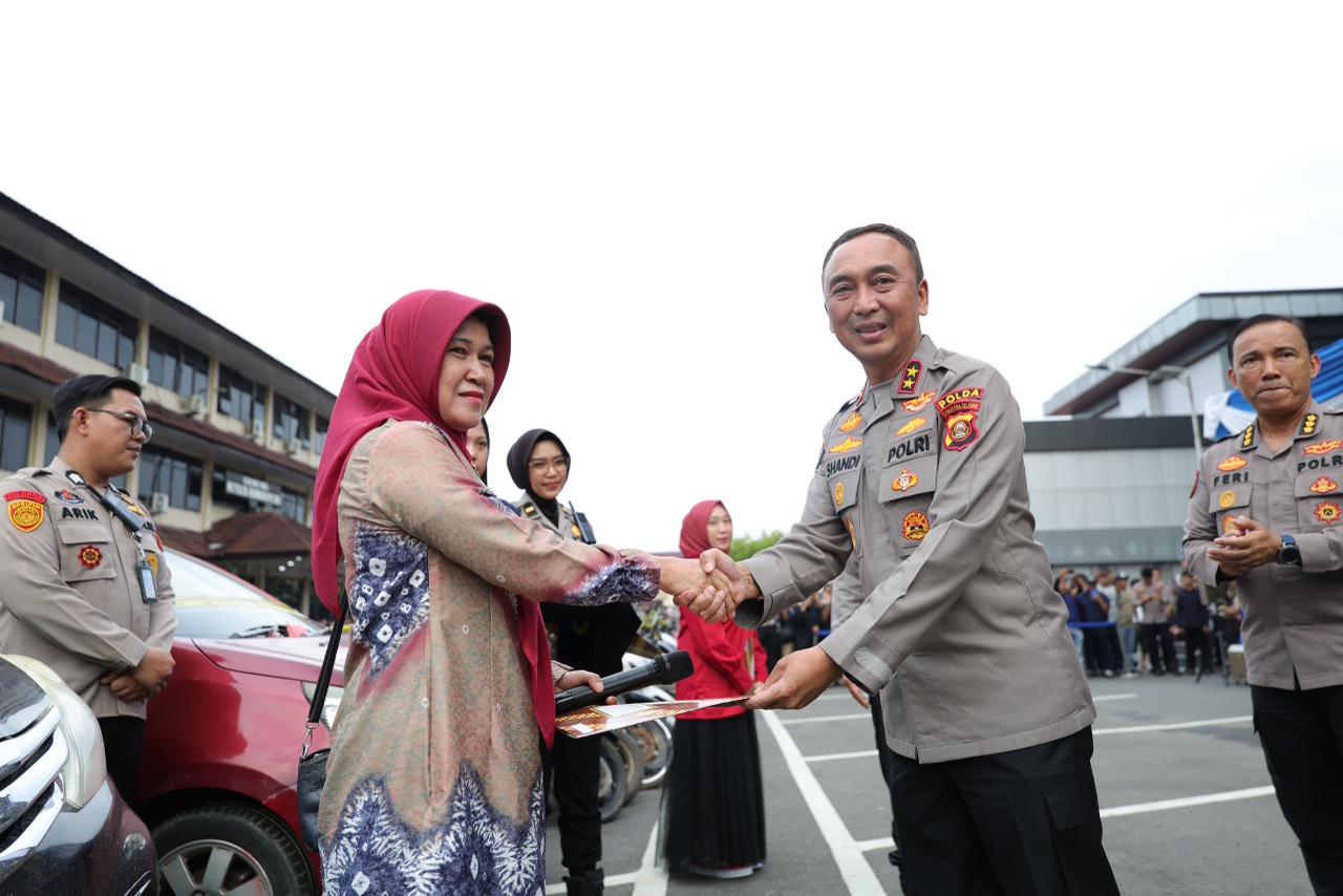 3.430 Kasus Curanmor Diungkap, Kapolda Sumsel Pulihkan Hak Korban Lewat Penyerahan Barang Bukti