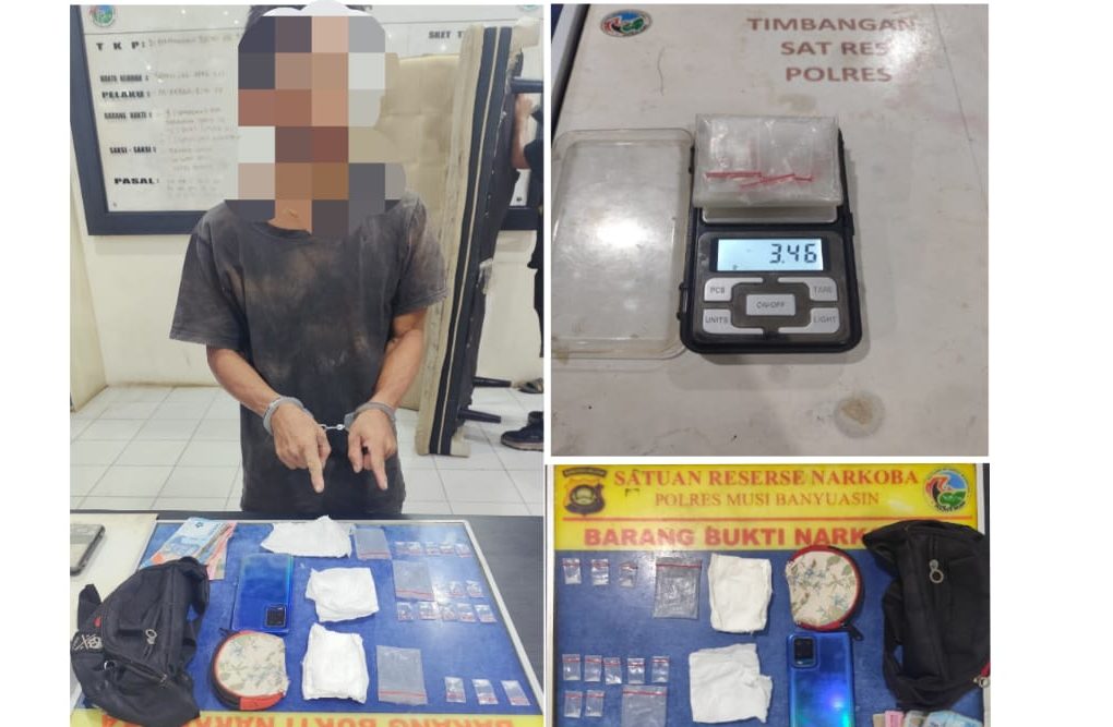 Undercover Buy, Polda Sumsel Sita Ratusan Gram Sabu dan Pil Ekstasi Berbagai Varian di OKI