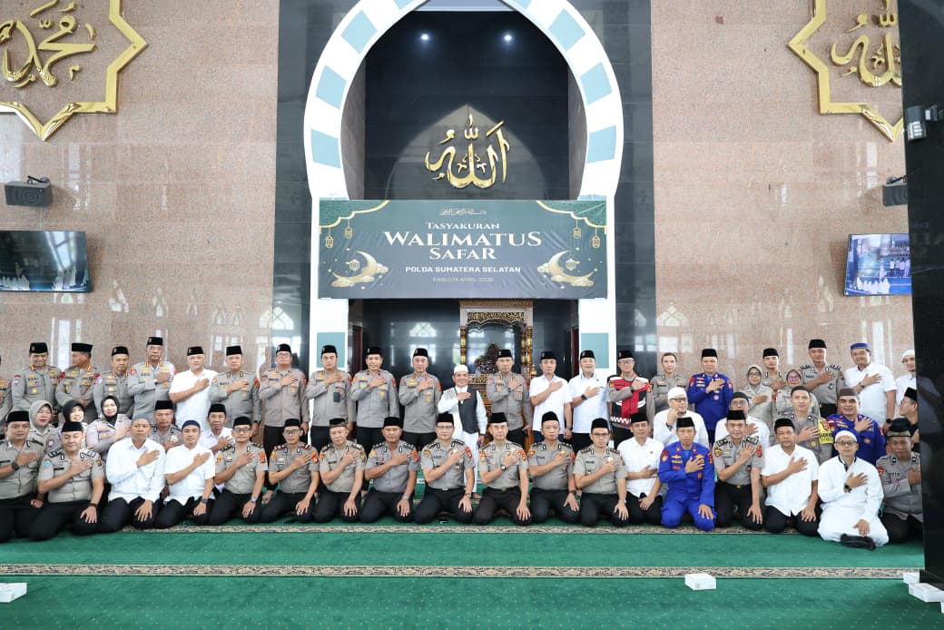 44 Personel Polda Sumsel Berangkat Haji, Kapolda Tekankan Mentalitas Pelayanan