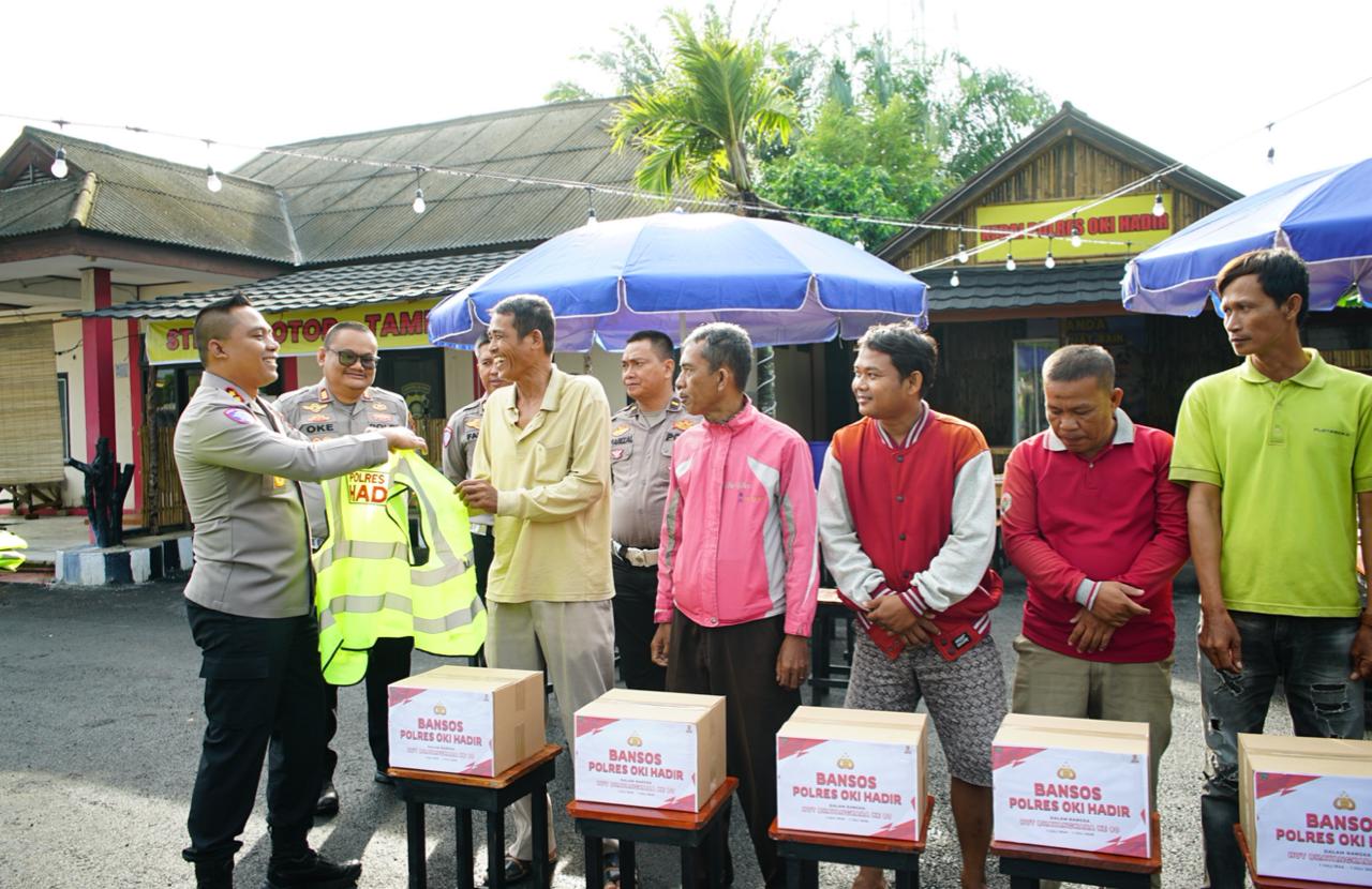 Polres OKI Fasilitasi Ojek dengan Layanan Steam Self-Service