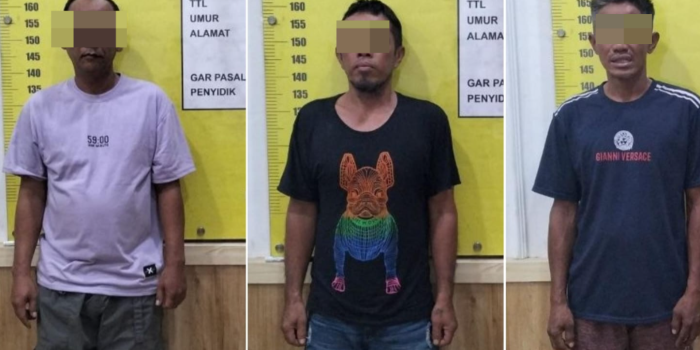 Amankan Tiga Pelaku Narkoba Lintas Wilayah, Sabu Disembunyikan di Tas dan Plafon Rumah