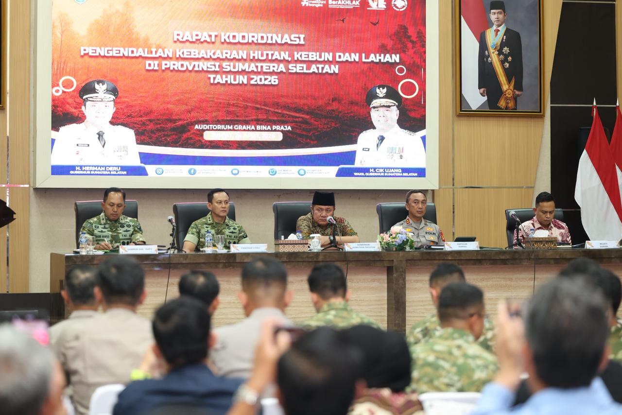 Kapolda Sumsel Instruksikan Jajaran Kedepankan Pencegahan Karhutla 2026