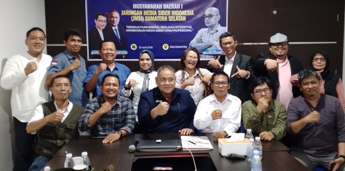 Aklamasi, Firdaus Komar Terpilih Pimpin JMSI Sumsel, Siap Percepat Verifikasi Perusahaan Pers