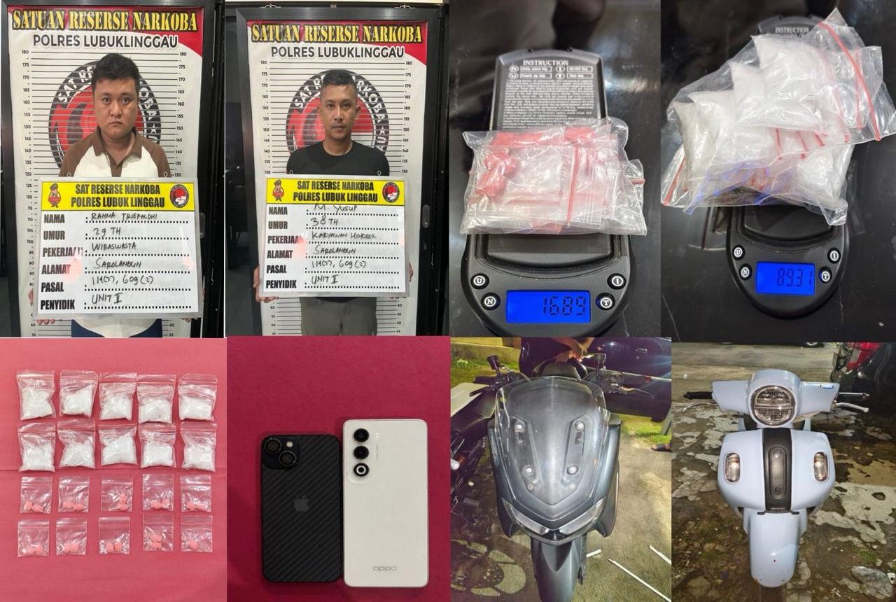 Gerak-gerik Mencurigakan di Parkiran Rumah Makan, Dua Kurir Narkoba Lintas Provinsi Ditangkap ⠀